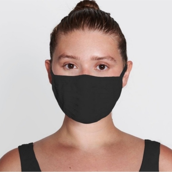 NWT SKIMS Seamless Face Mask - Black - OS - Picture 1 of 3